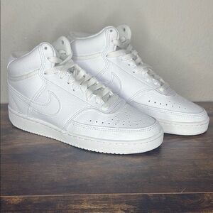 Nike Women's Court Vision Mid Sneaker Classic Design